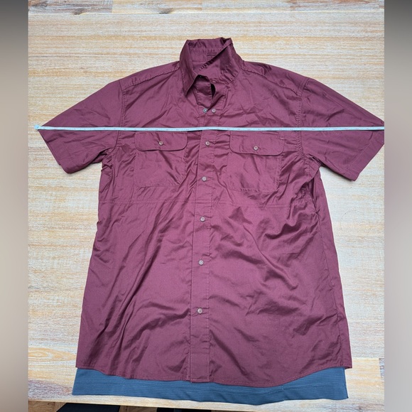 Vertx Guardian Short Sleeve Shirt - Red - Large - Picture 4 of 7